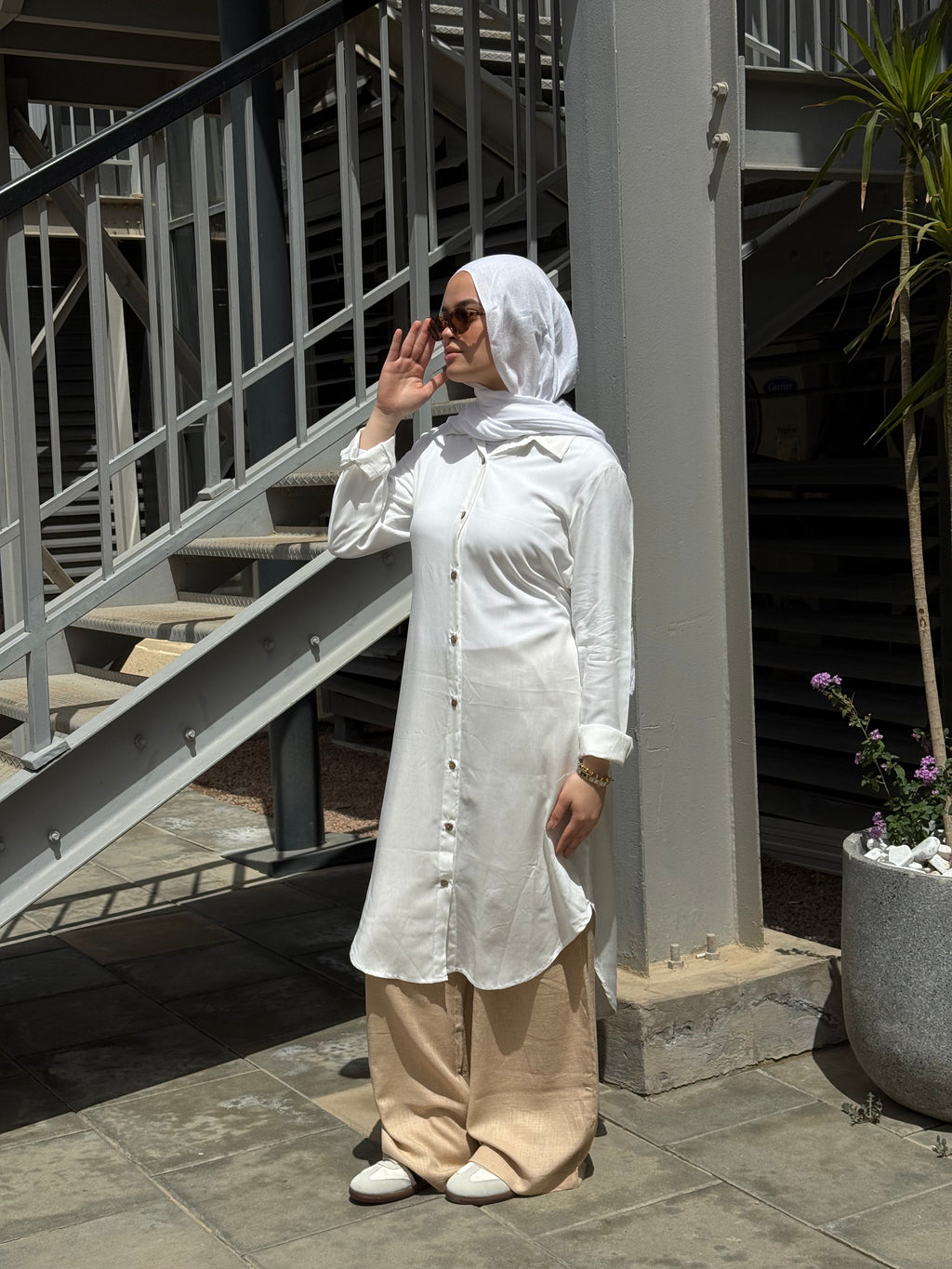 Belted Long Tunic