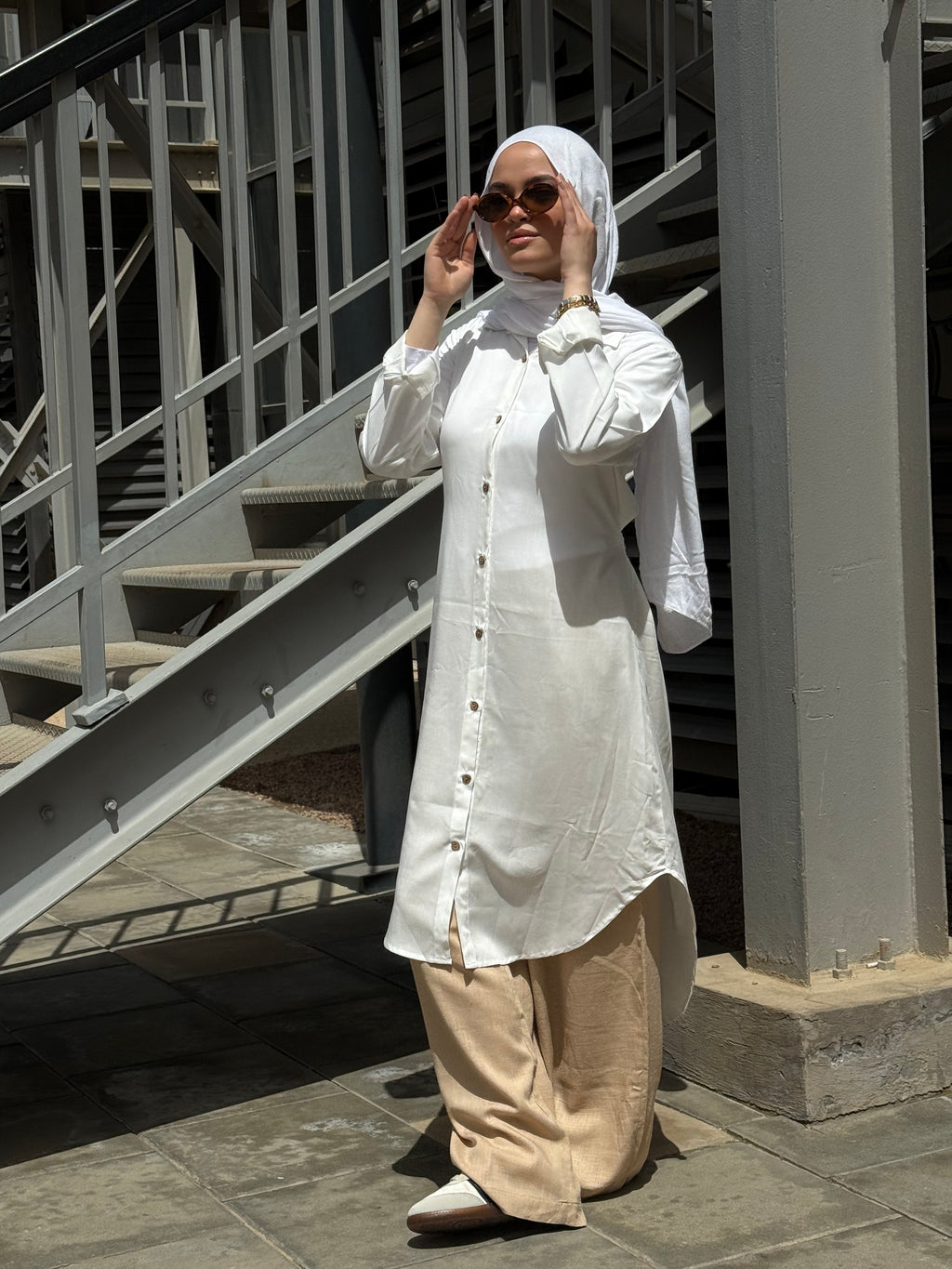 Belted Long Tunic
