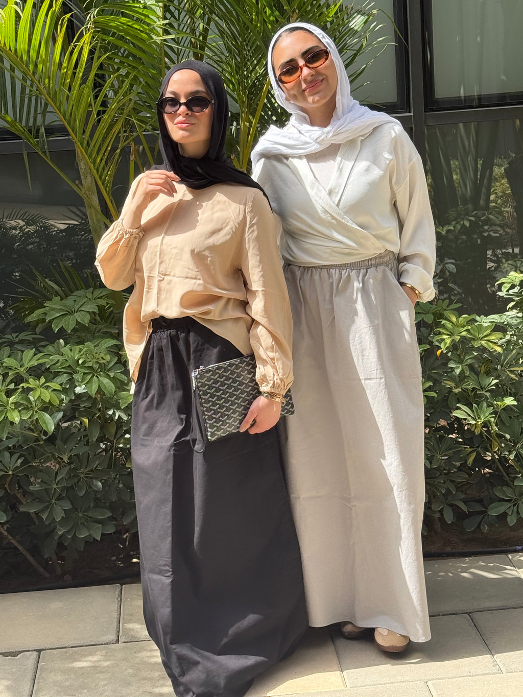 Gabardine skirt