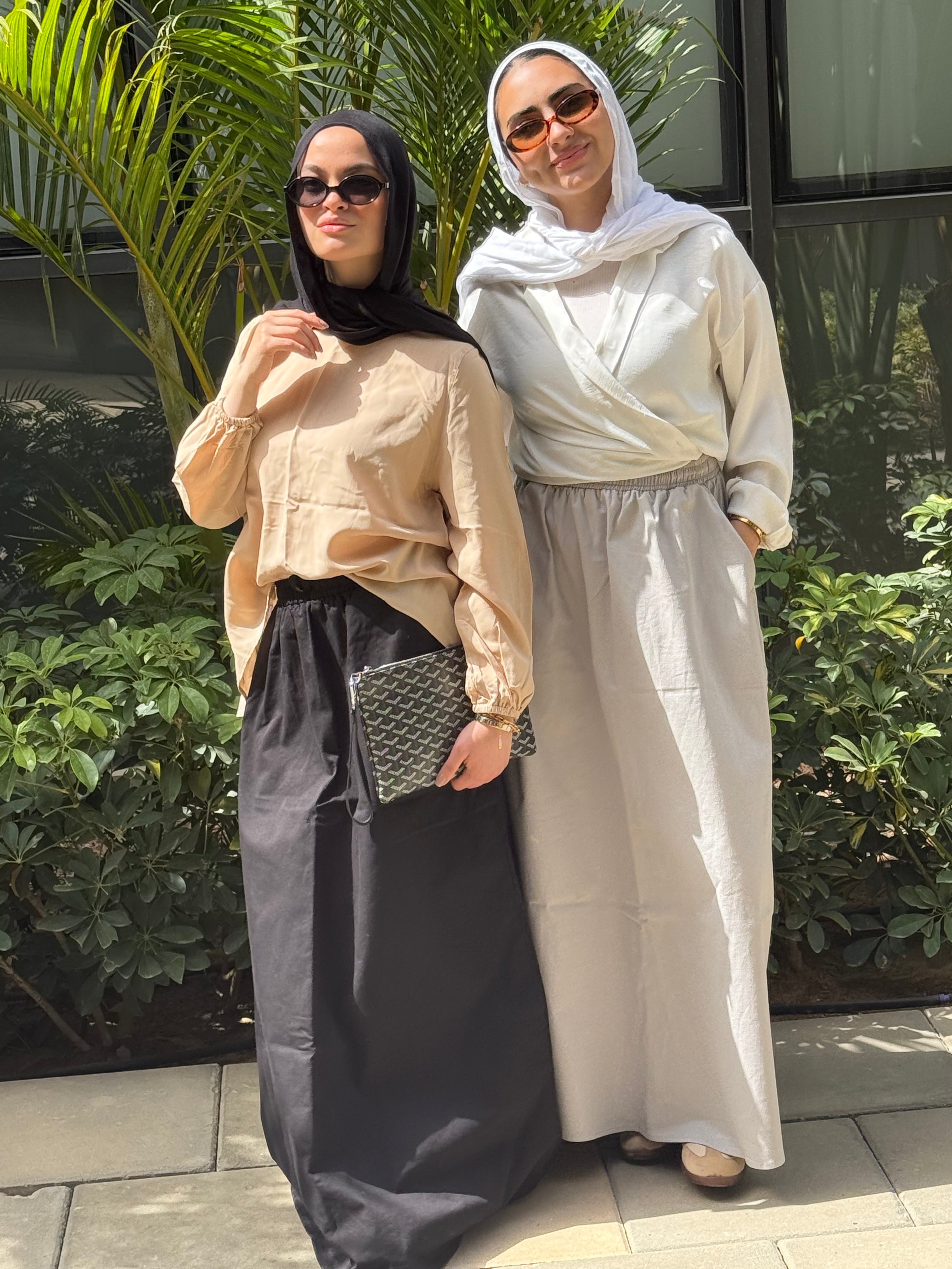 Gabardine skirt